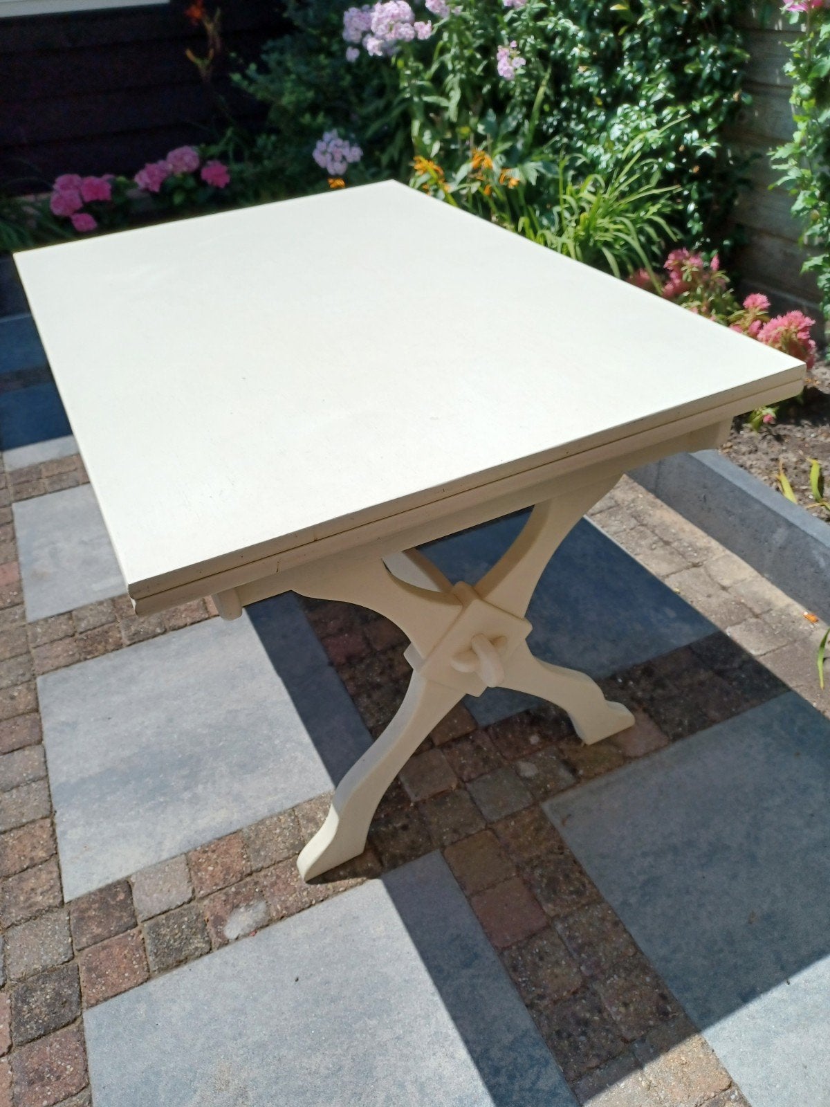 TAFEL-WIT uitschuifbaar ., Ophalen, Rechthoekig, 50 tot 100 cm