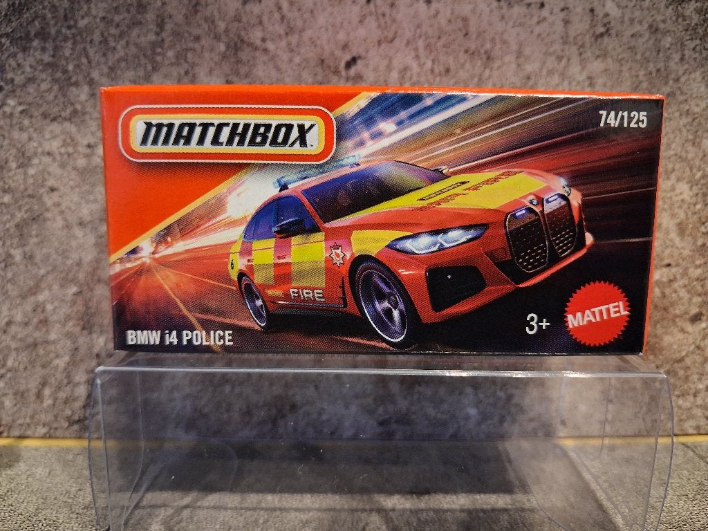 BMW i4 Police van Matchbox, Ophalen, Nieuw, Auto