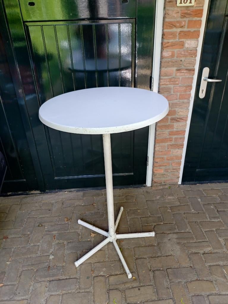 Statafel, hoogte 112 cm, Ø 70 cm, Huis en Inrichting, Tafels | Statafels, Ophalen, Gebruikt