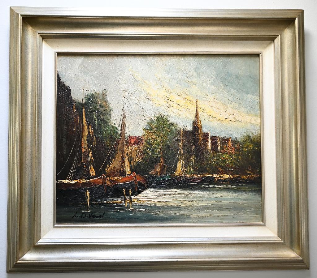 Schilderij met Havengezicht Exclusief!, Ophalen