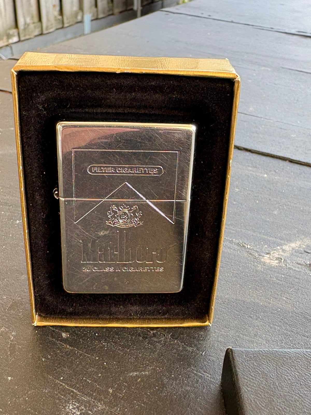 Vintage zippo aansteker, Verzamelen, Ophalen, Zo goed als nieuw, Aansteker