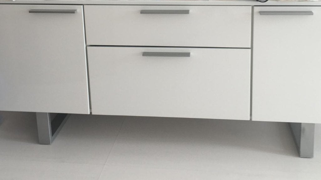 Dressoir wit glans, Huis en Inrichting, Ophalen, Gebruikt, 50 tot 100 cm, 25 tot 50 cm