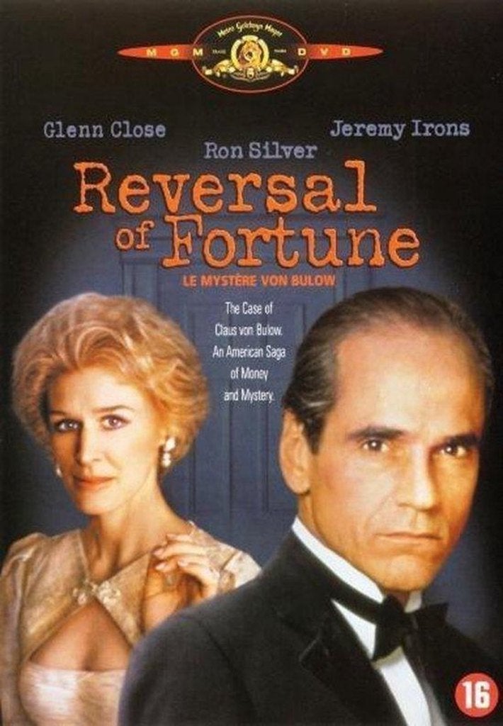 Reversal of Fortune (1990) DVD Glenn Close Jeremy Irons, Alle leeftijden, Ophalen of Verzenden, Zo goed als nieuw, 1980 tot 2000