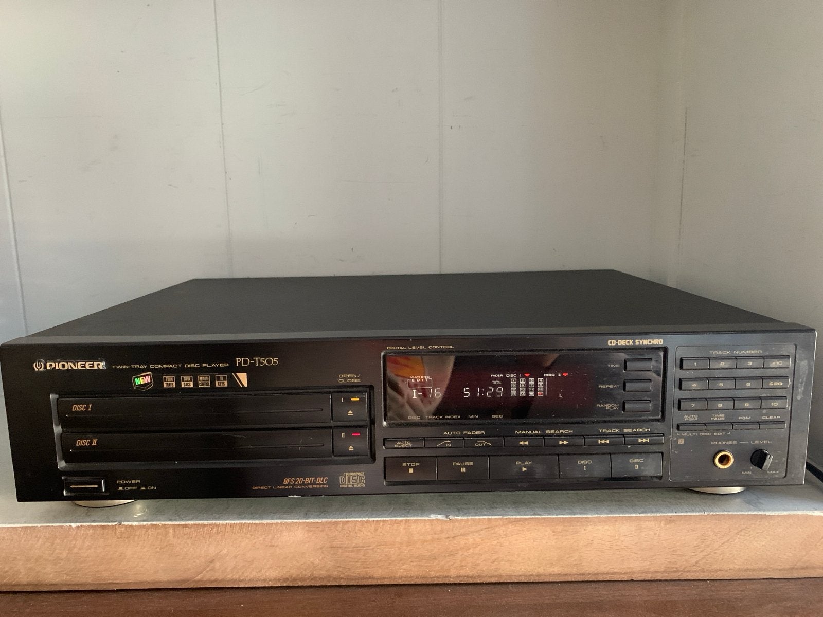 Pioneer PD-T505 Twin-Tray Compact Disc Speler - Nieuwstaat, Ophalen of Verzenden, Gebruikt, Pioneer, Wisselaar