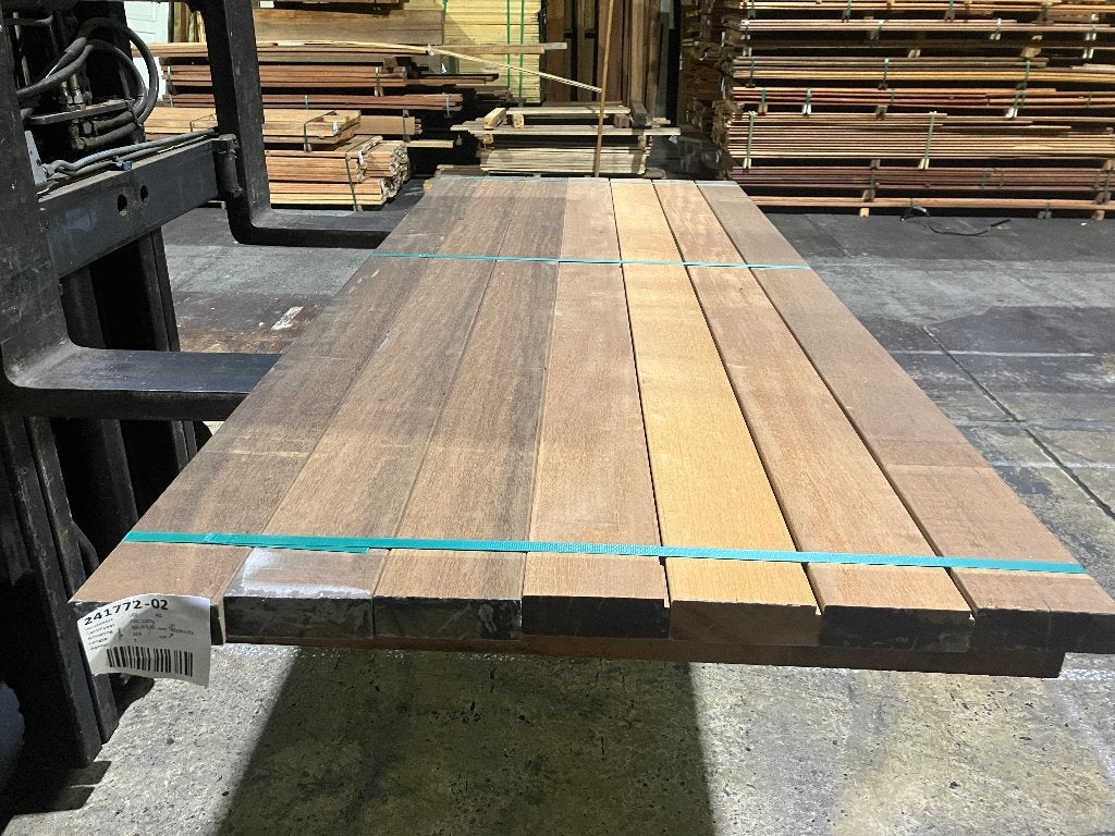Hardhout–Louro Itauba–palen–regels-onderslagen-balken-40x120, Ophalen, Nieuw, Hardhout, 250 cm of meer