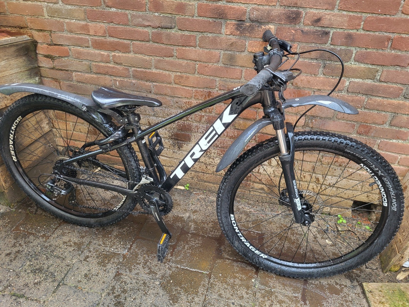 27.5inch Trek Marlin 5 jongensbike 21V-schijfrem 13,5", Gebruikt, Trek, Ophalen, 26 inch of meer