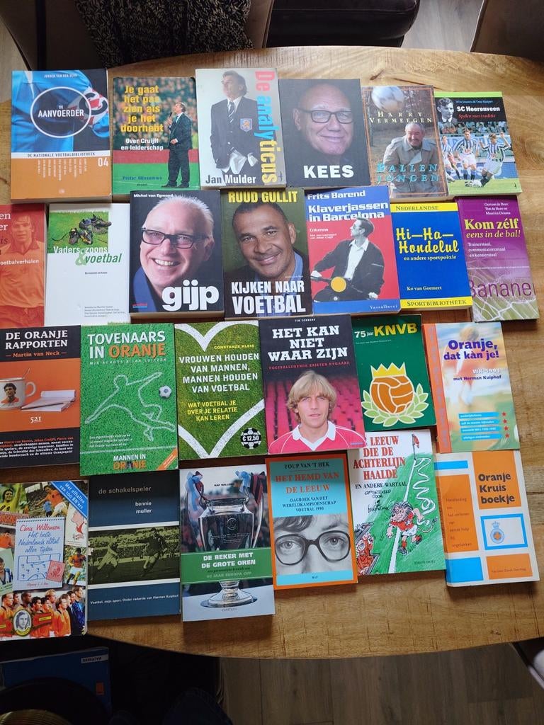Voetbalboeken Collectie - Diverse Auteurs en Onderwerpen, Ophalen of Verzenden, Gelezen, Diverse auteurs (o.a. Ruud Gullit, Kees Jansma, Jan Mulder)
