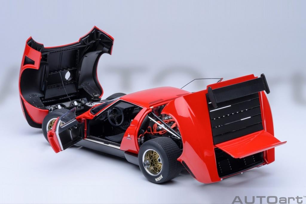 Autoart Lamborghini Miura JOTA SVR, Ophalen of Verzenden, Zo goed als nieuw, Autoart