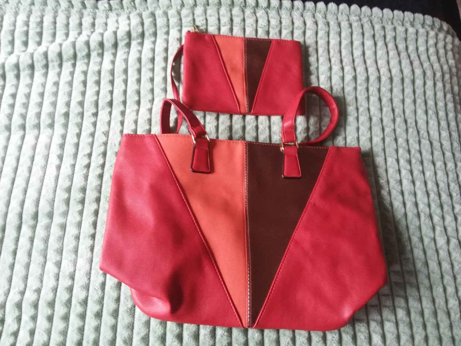 NIEUW! Mooie HAND/SCHOUDER-TAS,met bijp.Portemonee, Ophalen of Verzenden, Nieuw, Handtas