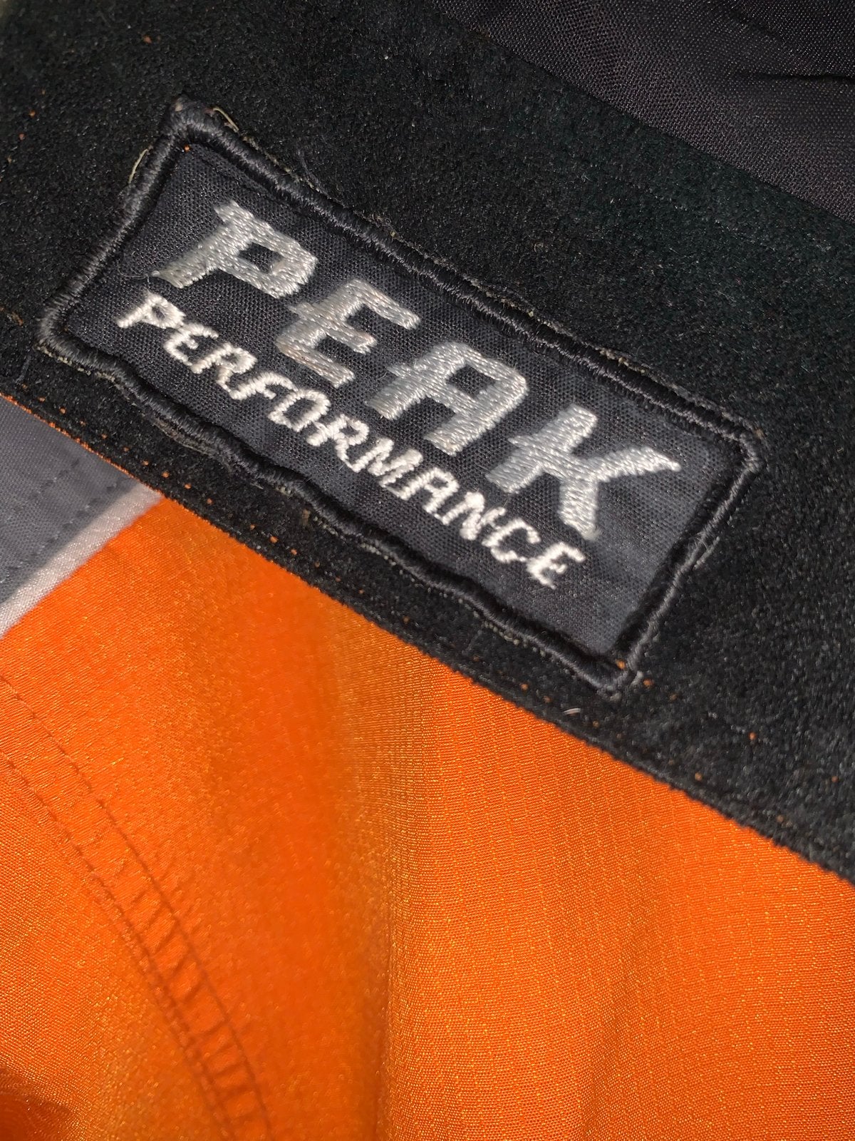 Peak Performance Gore-Tex Jas - Oranje/Grijs (Maat L), Ophalen of Verzenden, Zo goed als nieuw, Maat 52/54 (L), Jack