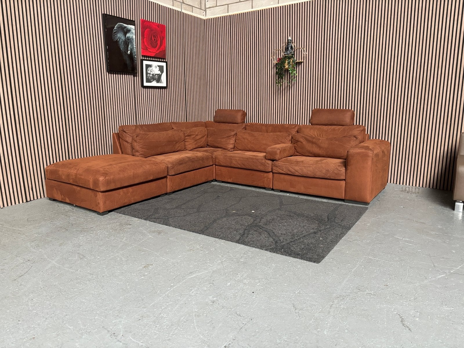 GRATIS LEVERING Montel Infinity Square 315x195 GEREINIGD, Hoekbank, 300 cm of meer, Kunststof, Ophalen of Verzenden