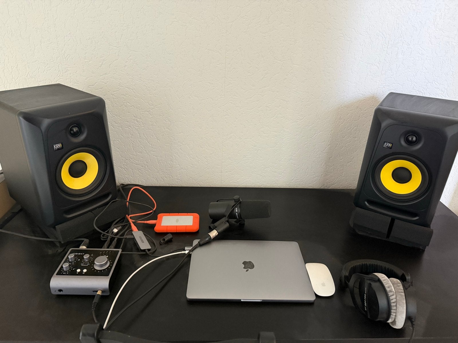 Complete Studio Setup: Shure, Beyerdynamic, Audient, KRK, Ophalen of Verzenden, Zo goed als nieuw