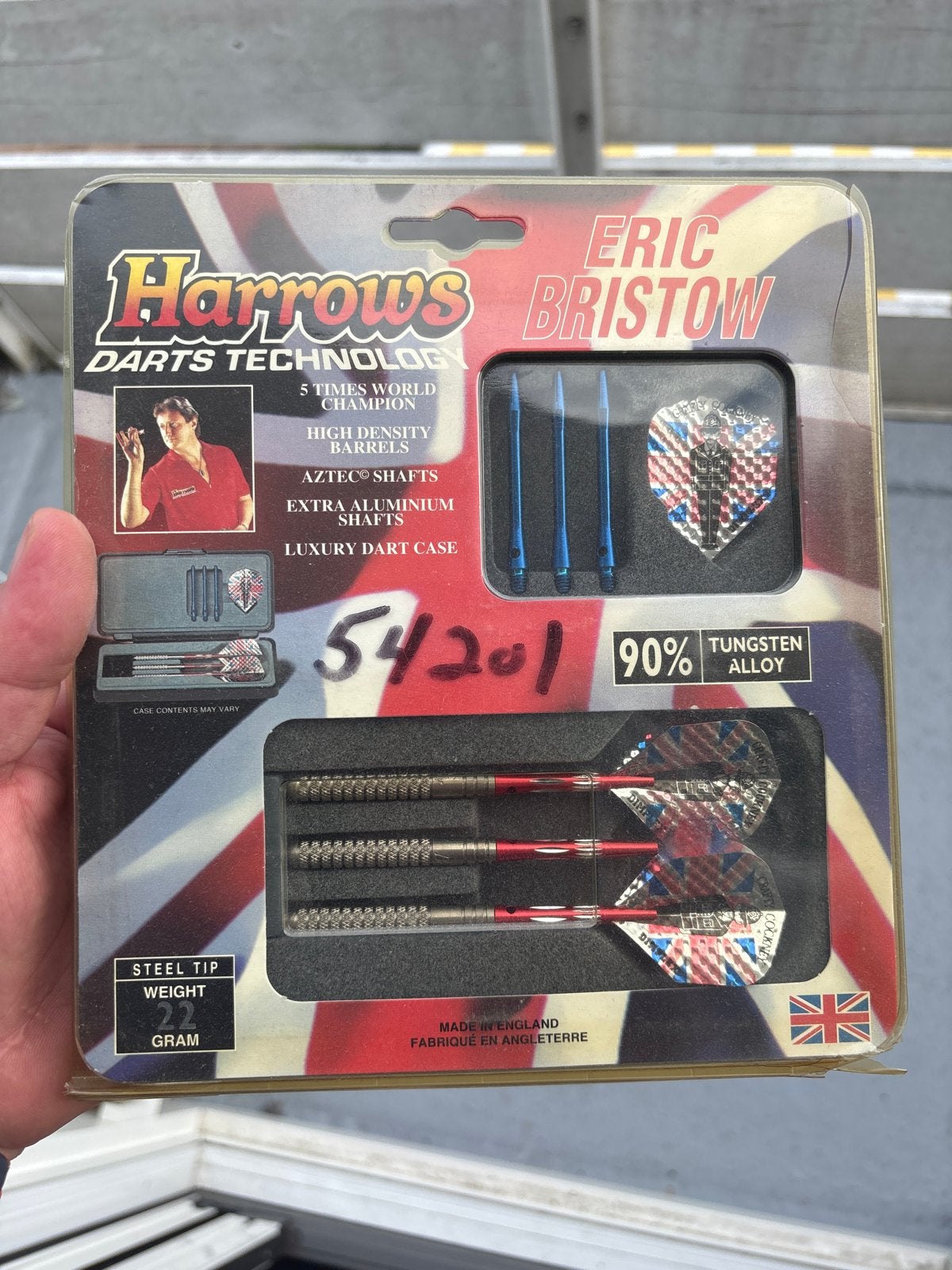 Zeer zeldzame Harrows Eric Bristow 90% Tungsten Darts, Ophalen of Verzenden, Nieuw, Pijlen