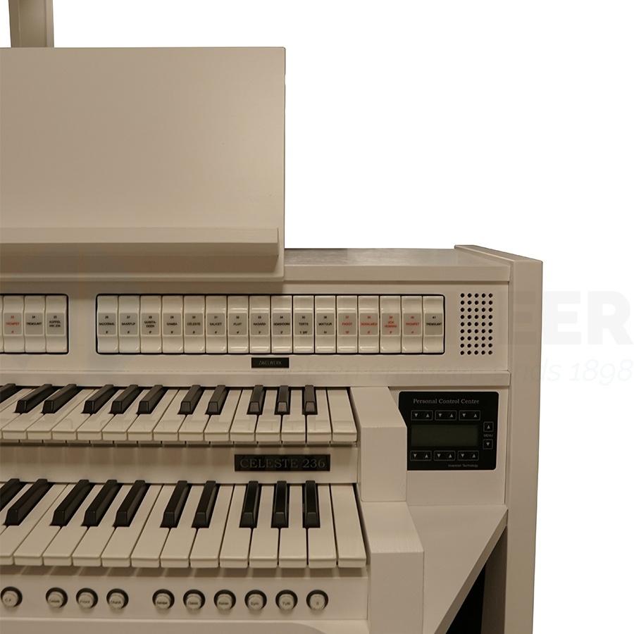 Content Celeste 236 Wit Orgel, Muziek en Instrumenten, 2 klavieren, Ophalen of Verzenden, 3364 AE, Info@johdeheer.nl