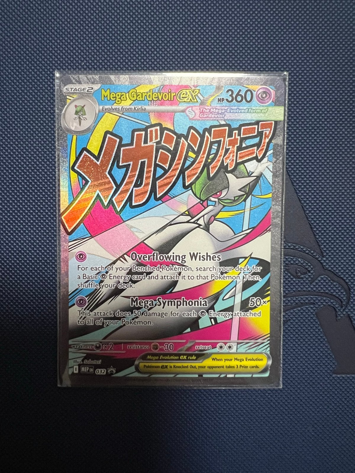Mega Gardevoir EX Pokémon Kaart - Zo goed als nieuw, Ophalen of Verzenden, Zo goed als nieuw, Losse kaart