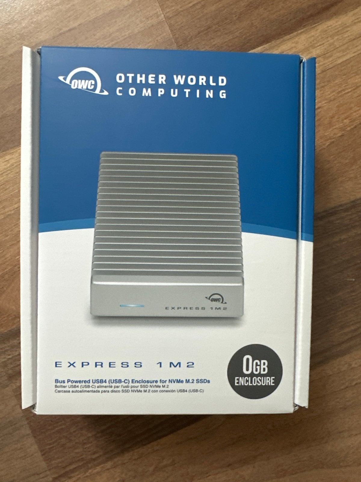 OWC Express 1M2 NVMe SSD Behuizing USB4 (USB-C), SSD, Nieuw, Ophalen of Verzenden, Laptop