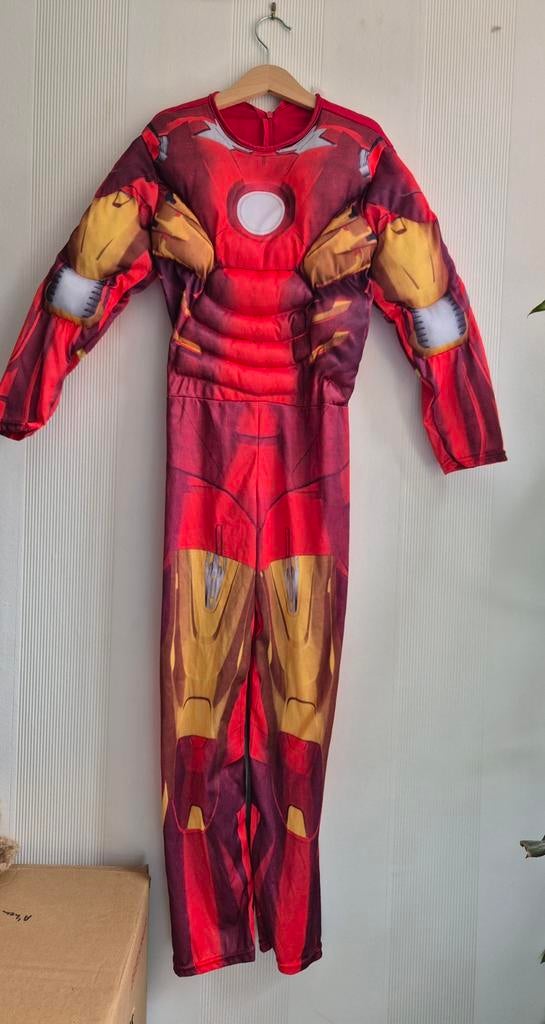Verkleedpak van Iron Man, maat L/ 122-128, Ophalen of Verzenden, Gebruikt, 122 t/m 128, Jongen of Meisje