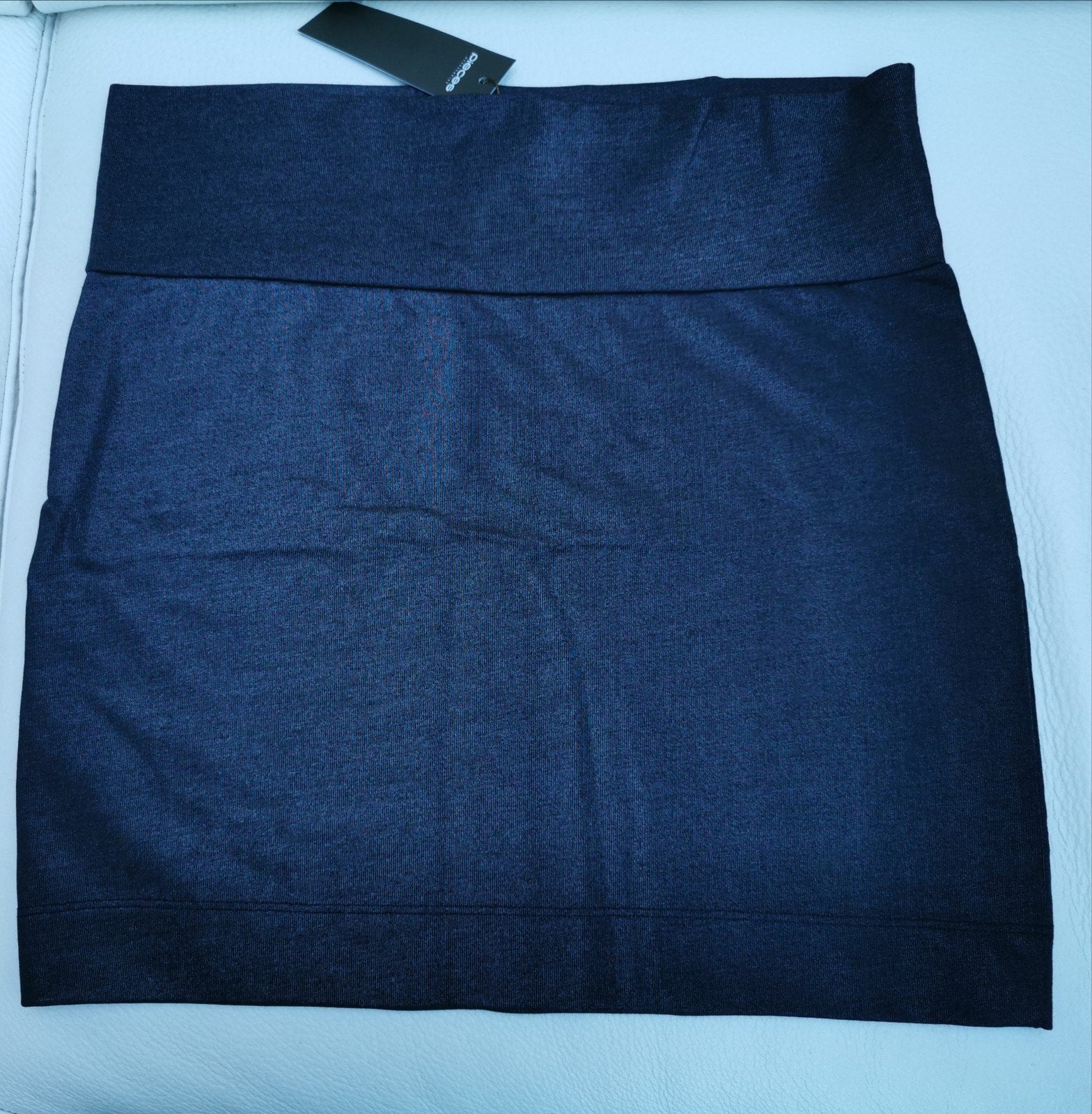 Pieces glitterende rok mt. M, Maat 38/40 (M), Verzenden, Zwart, Nieuw