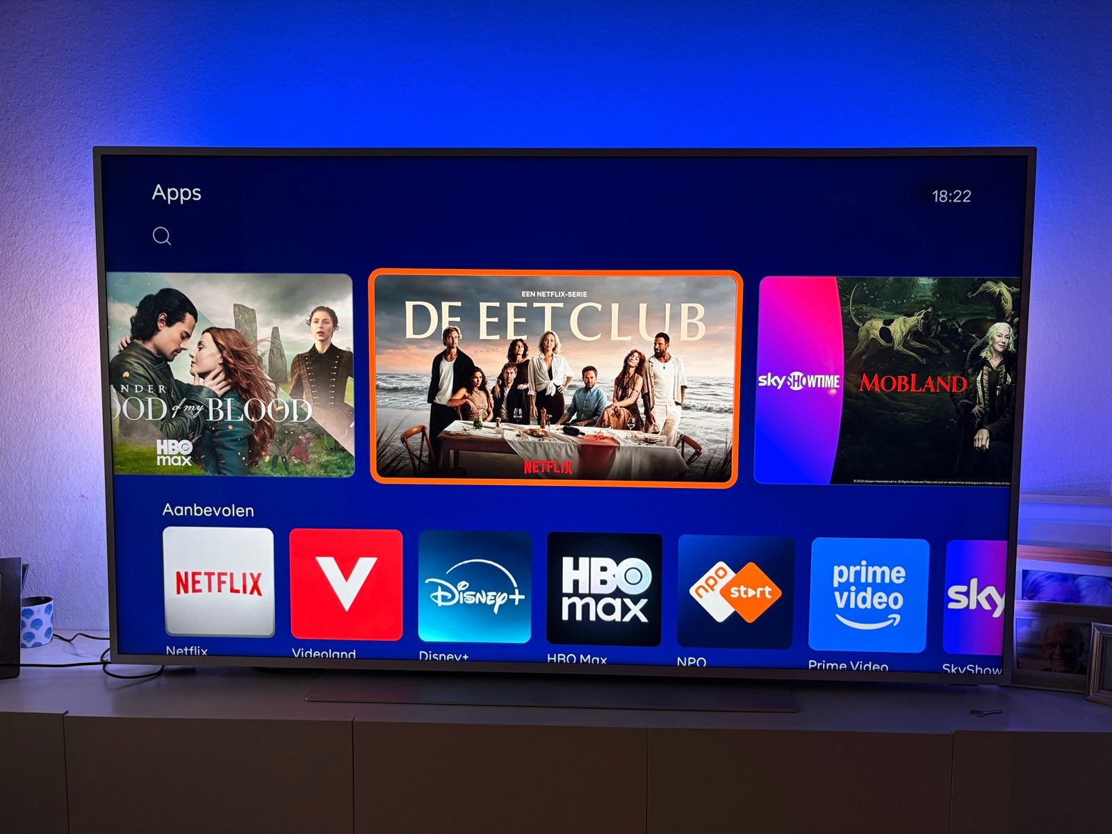 Philips 75 inch Smart TV met Ambilight, Ophalen, 100 cm of meer, Philips, Smart TV
