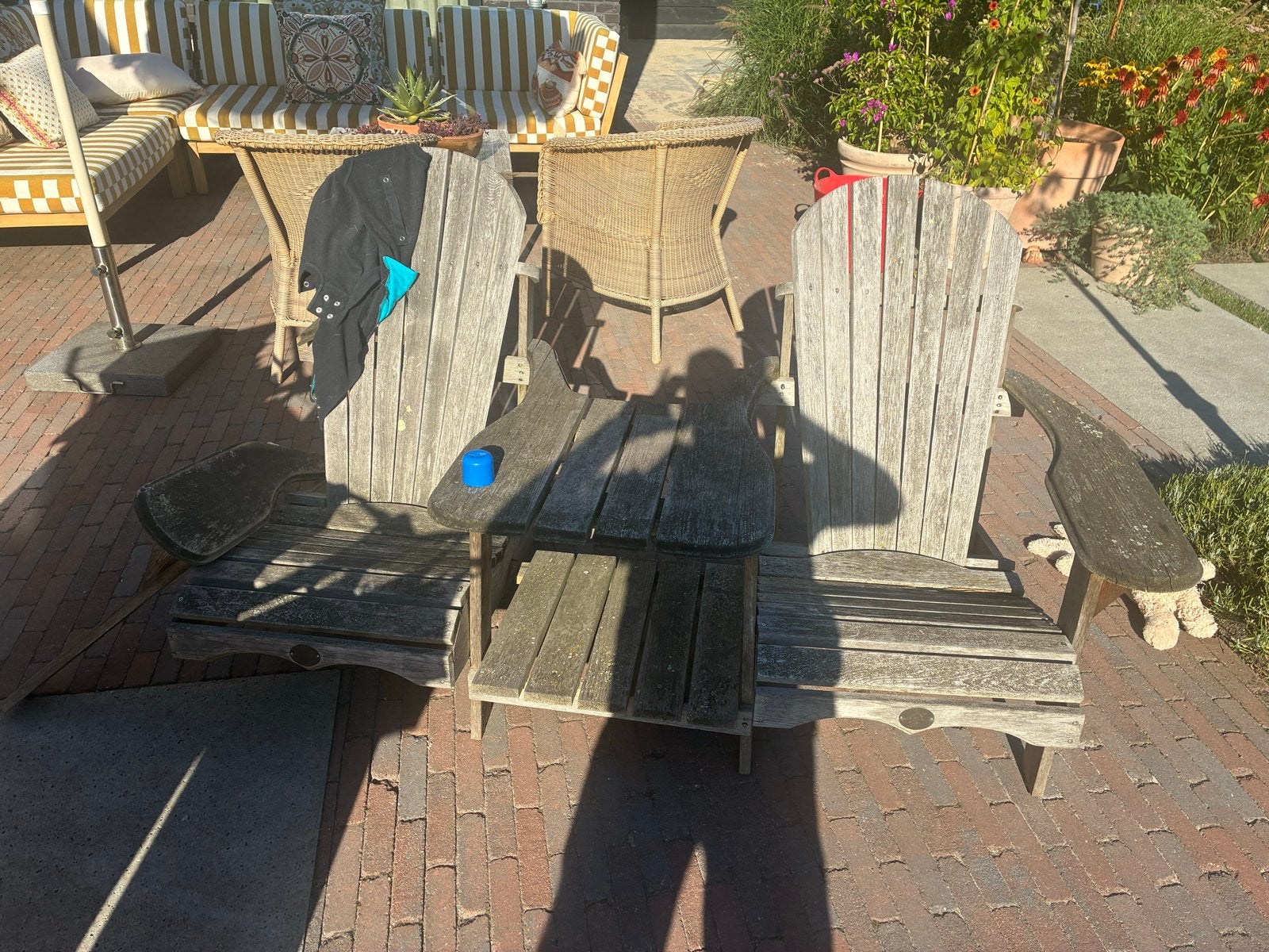 Originele duo Canadian Bairchair voor onderdelen, Ophalen, Gebruikt
