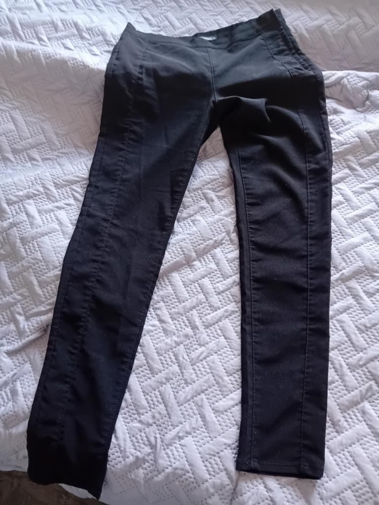 In Extenso Broek Maat 38 met Rits aan Zijkant, Maat 38/40 (M), Zwart, Ophalen of Verzenden, Gedragen