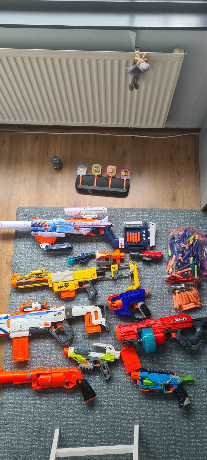 Grote Nerf en X-Shot Blaster Collectie met Accessoires, Ophalen