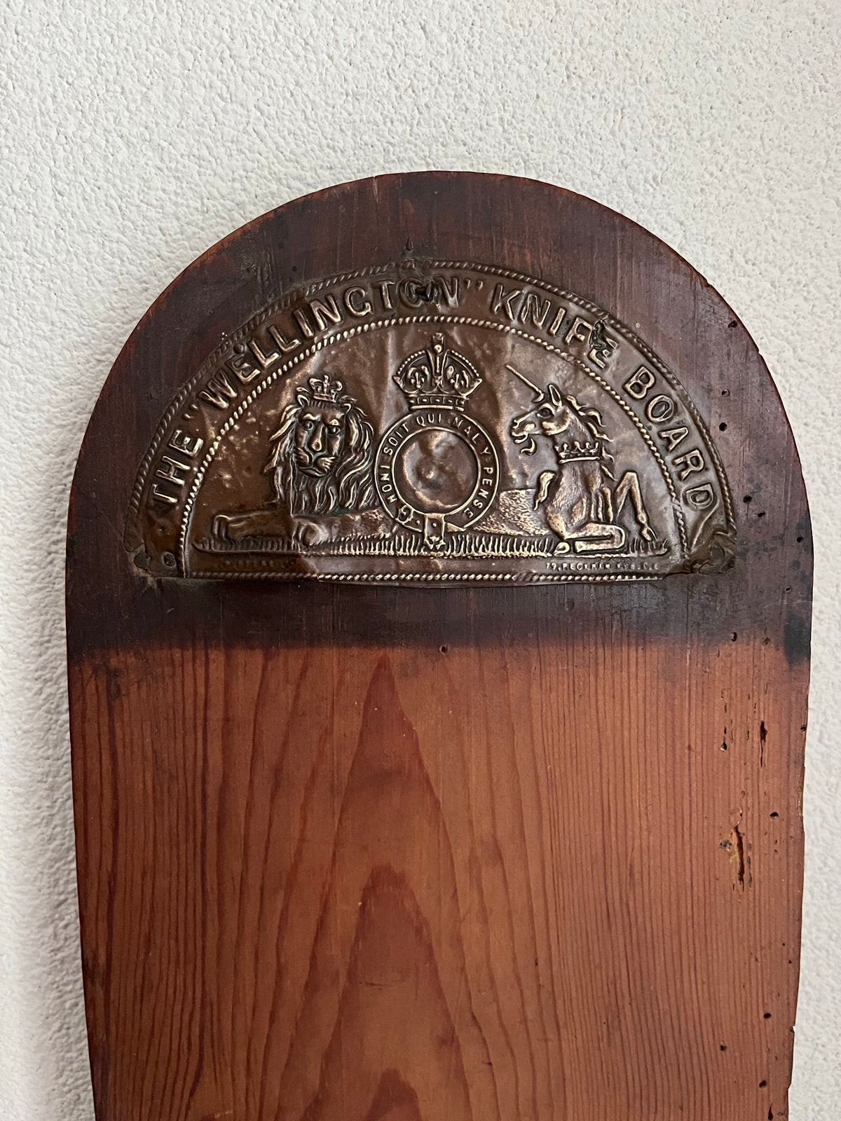 Antieke Victoriaanse Wellington Knife Board - 1880, Ophalen of Verzenden