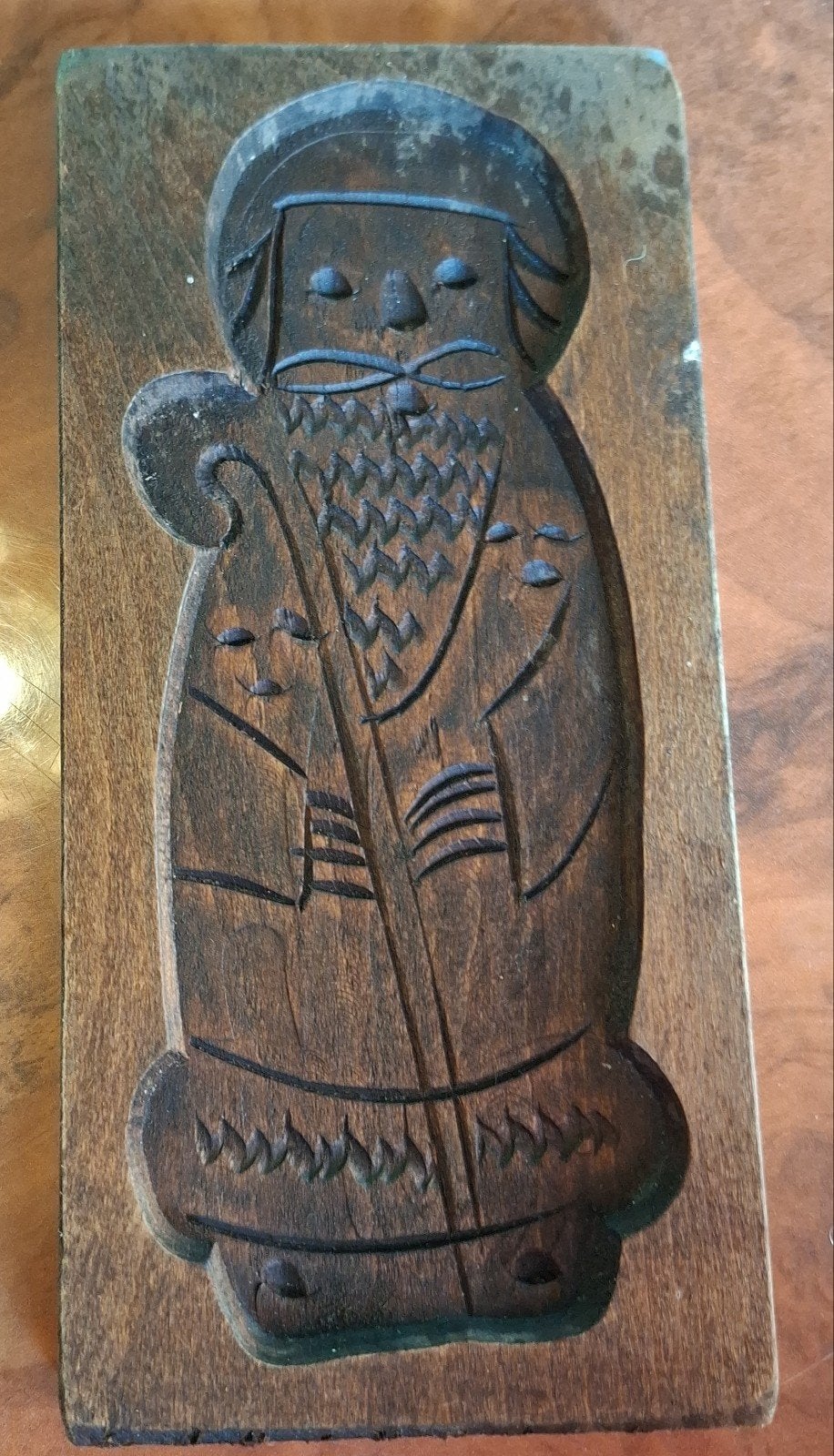 Traditionele Houten Speculaasplank - Sinterklaas, Antiek en Kunst, Ophalen of Verzenden