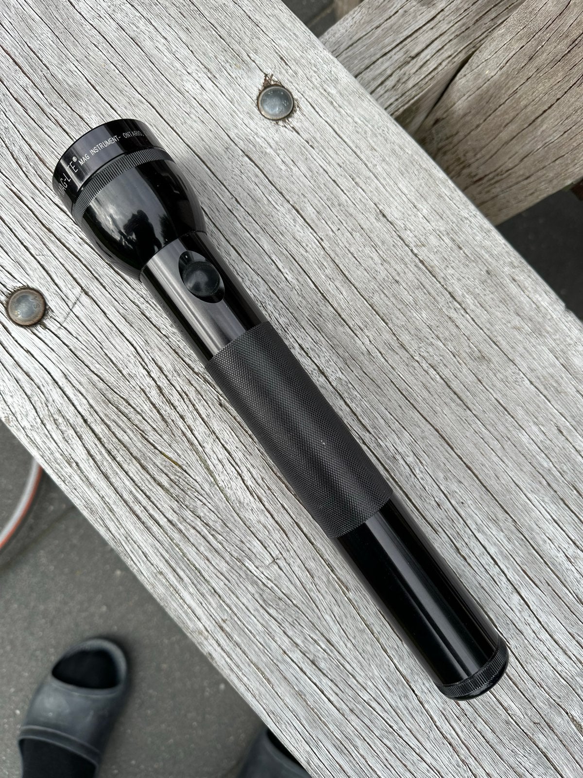 Mag-Lite zaklamp 31,5 cm - Zwart, robuust en betrouwbaar, Ophalen, Gebruikt, Batterij