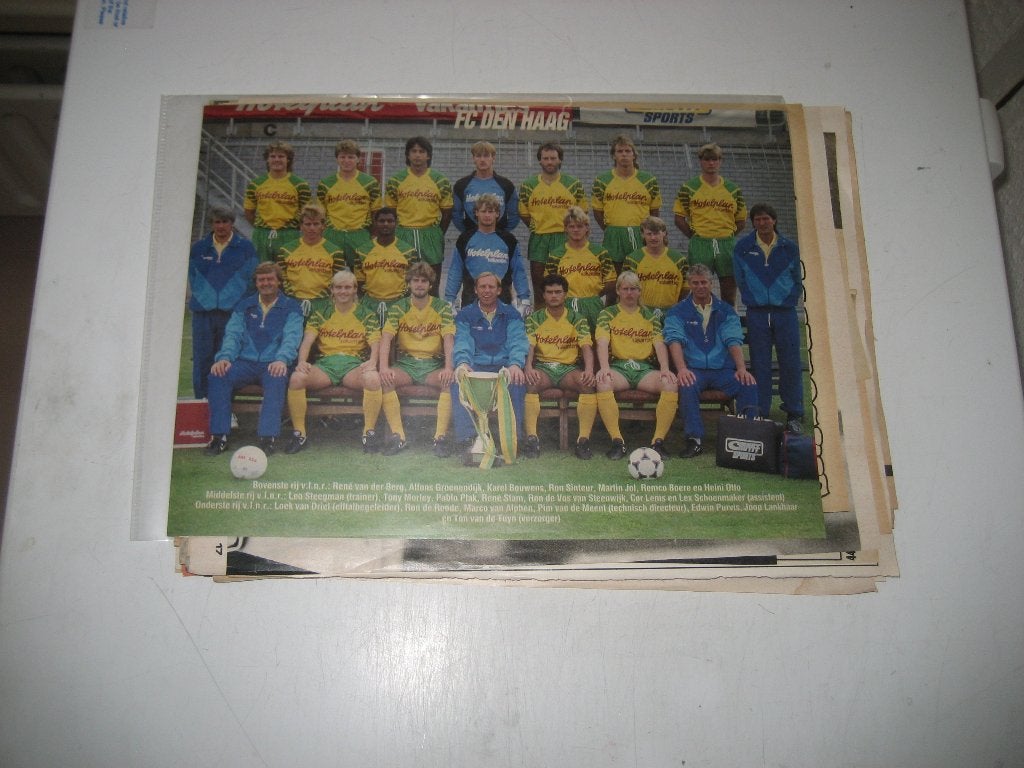 fc den haag posters artikelen knipsels, Verzamelen, Ophalen of Verzenden, 1960 tot 1980, Nederland, Knipsel(s)