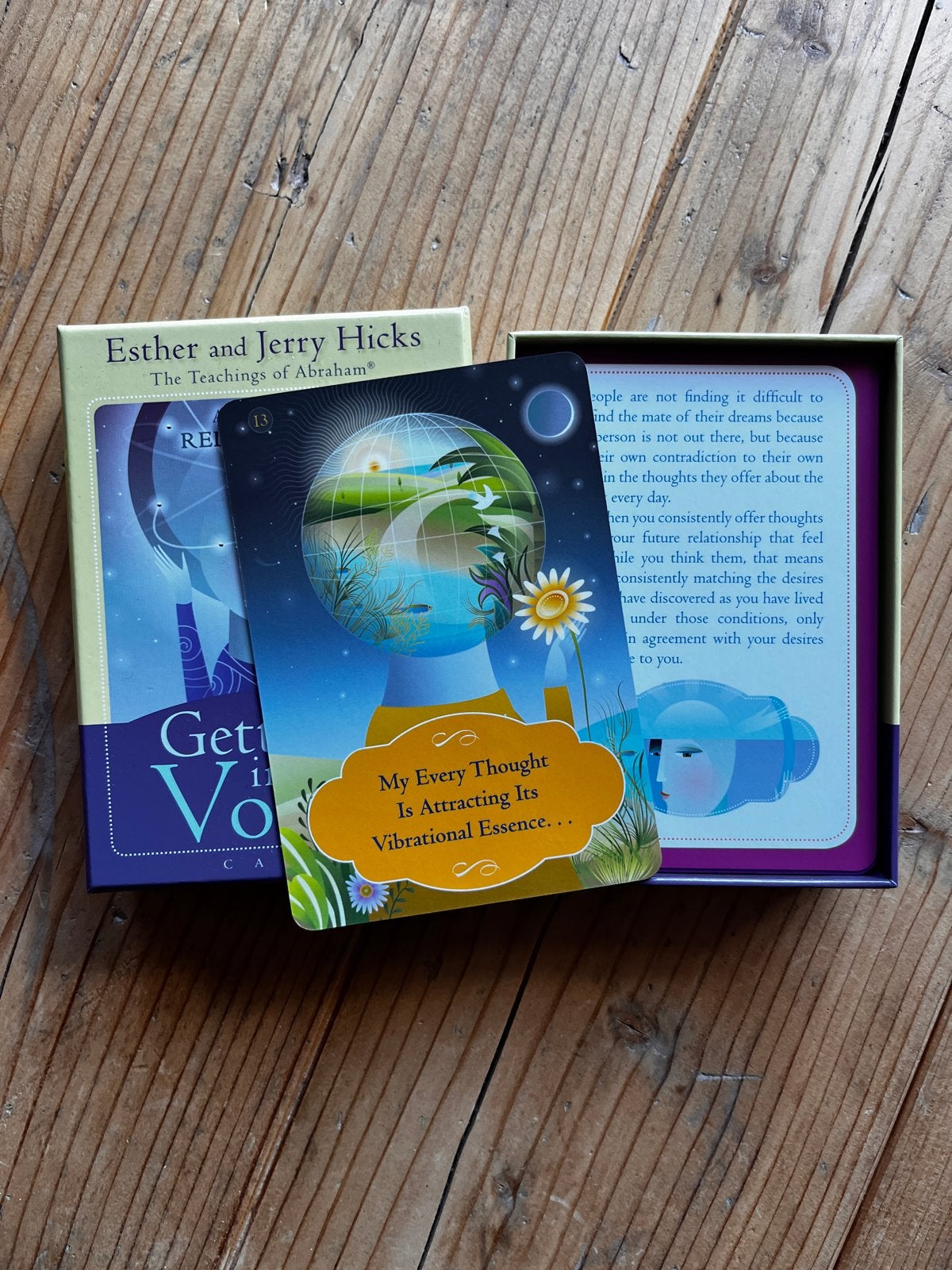 Getting into the Vortex Cards - Esther & Jerry Hicks, Ophalen of Verzenden, Zo goed als nieuw, Spiritualiteit algemeen, Overige typen