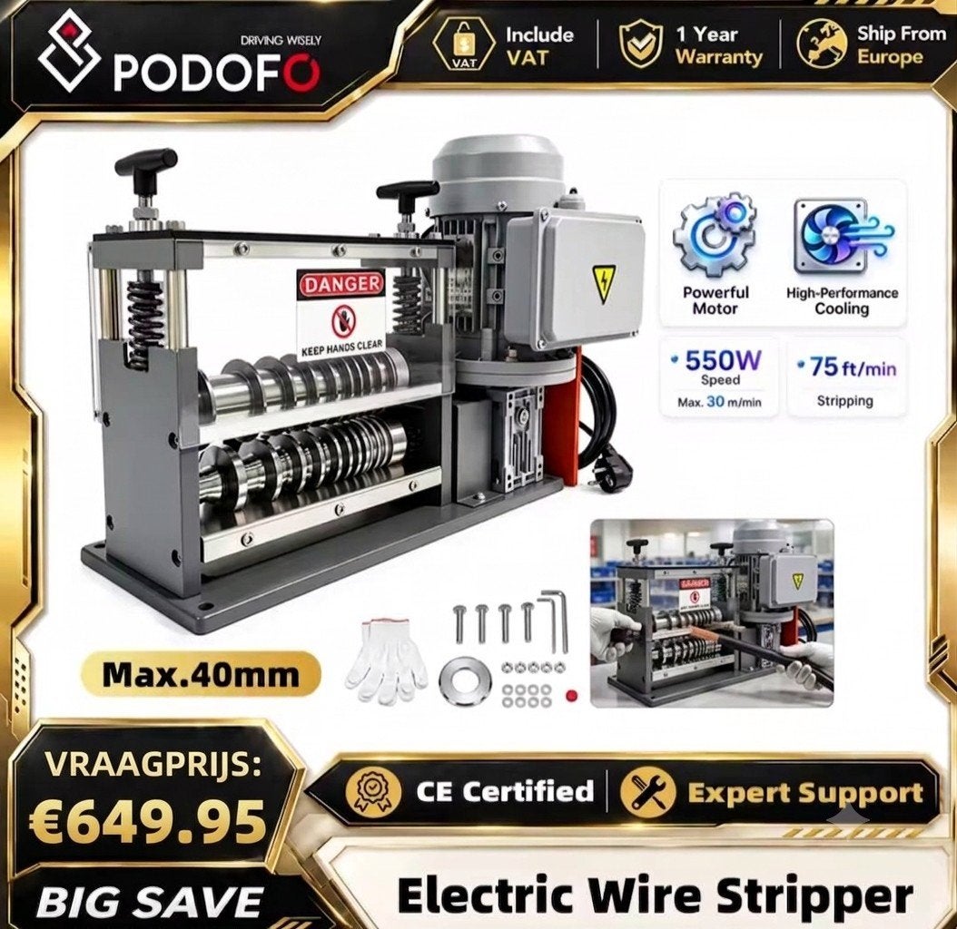 Elektrische Kabelstripper 550W 40mm, Ophalen of Verzenden