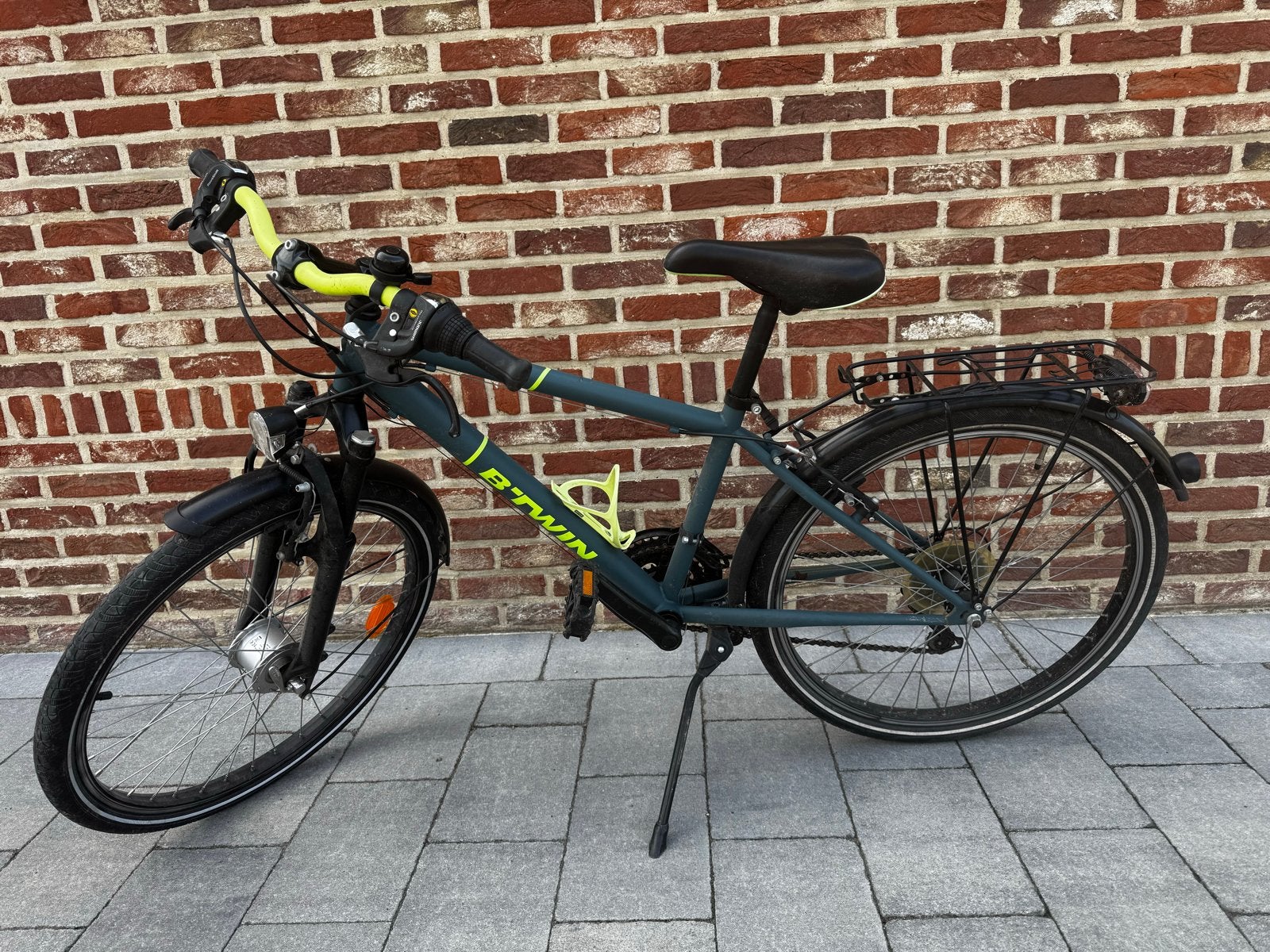 B'Twin Fiets - Zo goed als nieuw -8-10jaar, Velgrem, Versnellingen, 49 tot 53 cm, Zo goed als nieuw