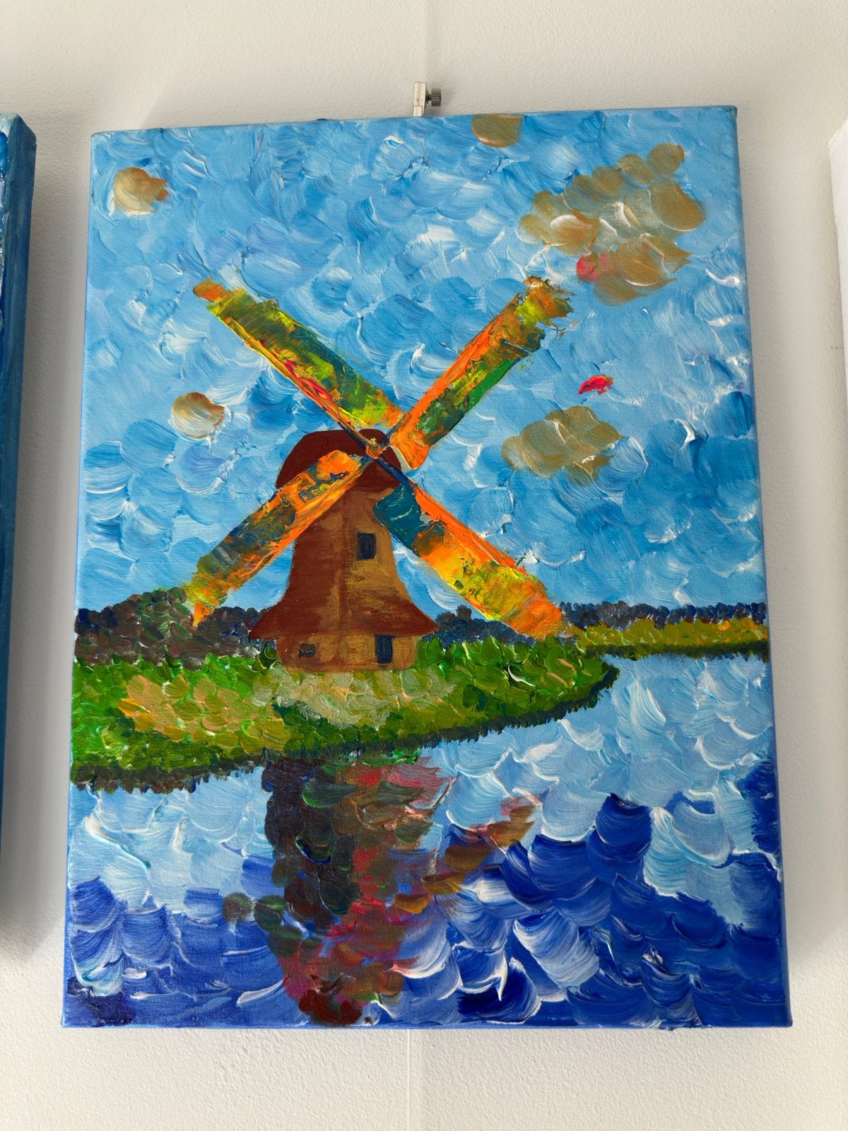 Acryl op canvas schilderijen - Diverse maten, Antiek en Kunst, Kunst | Schilderijen | Abstract, Ophalen