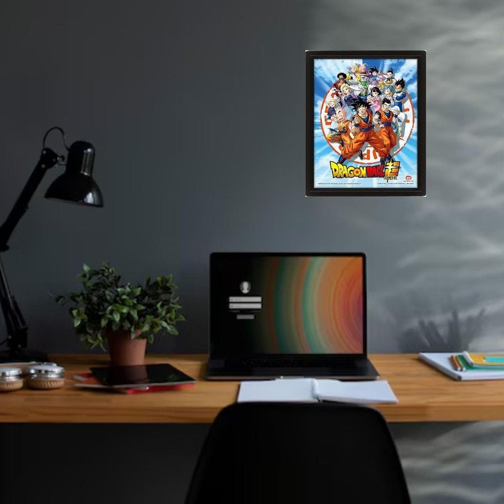 Partij 3-D Dragonball Z afbeelding in lijst, NHP International, Nieuw, Ophalen of Verzenden, Info@nhp-international.com