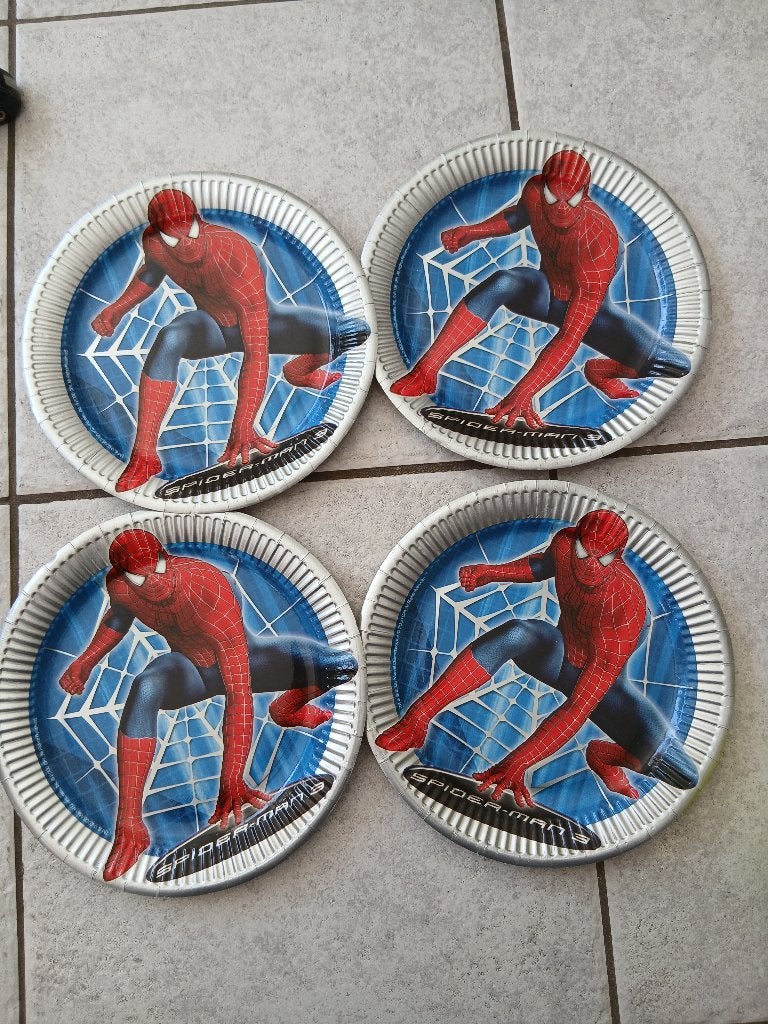 Spyderman weggooibordjes voor verjaardag, Ophalen, Nieuw, Versiering, Verjaardag