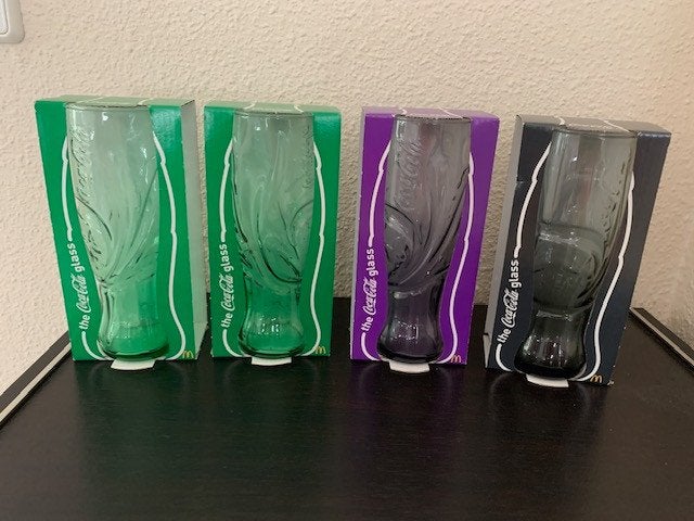 coca cola glazen frisdrankglas glas, Ophalen of Verzenden, Nieuw, Frisdrankglas