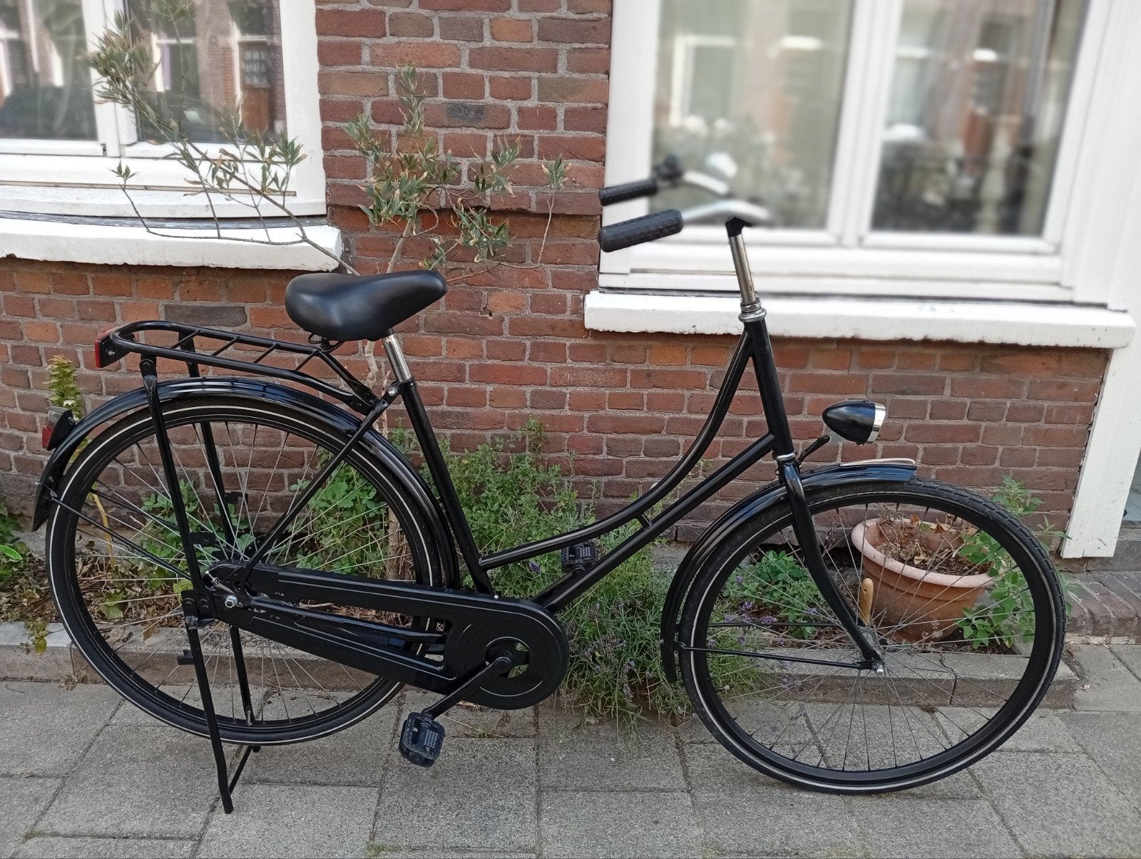 Mooie omafiets nog geen jaar oud #0610058437, Terugtraprem, 53 tot 56 cm, Zo goed als nieuw, Ophalen