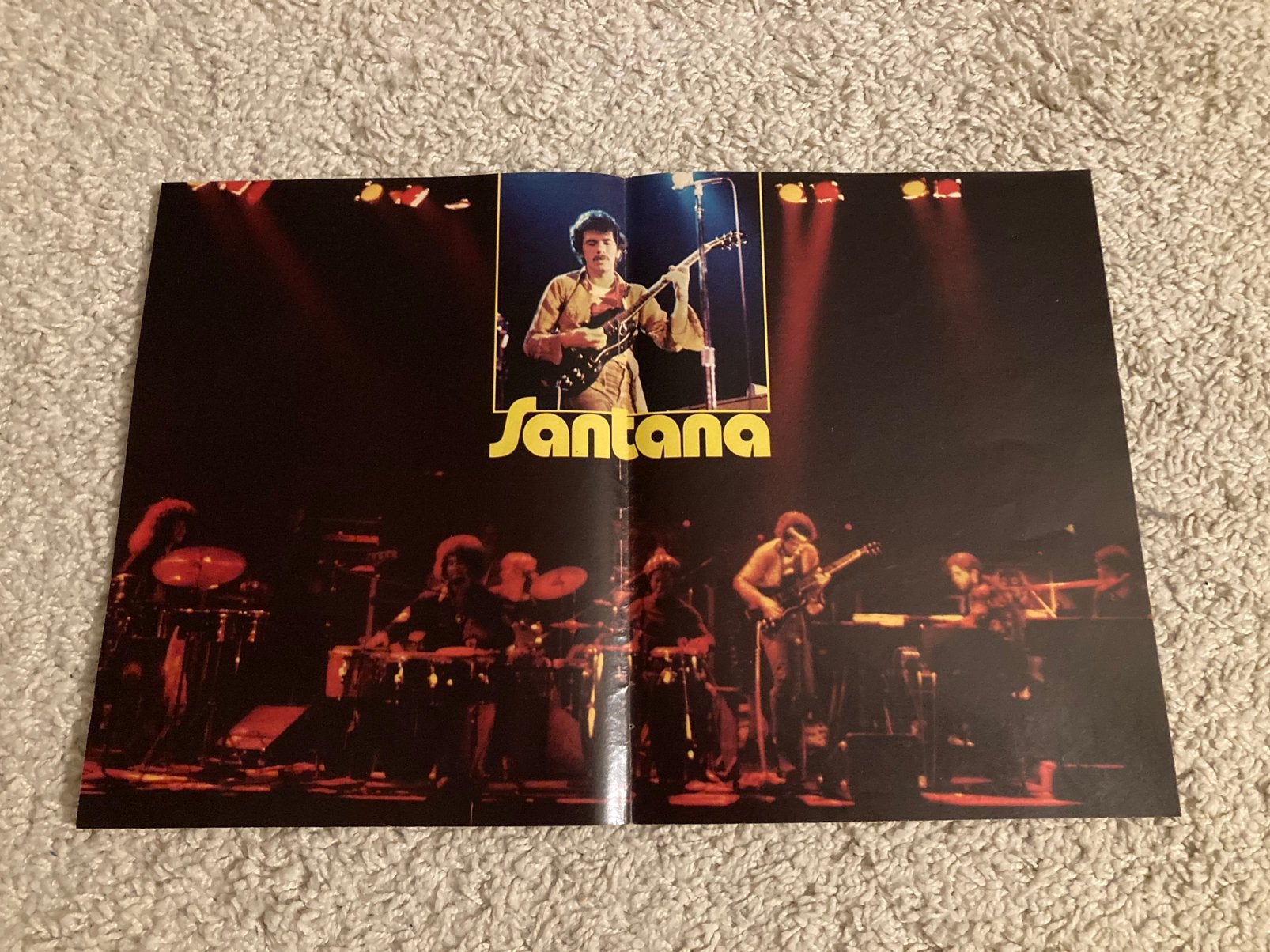 Poster A3 formaat SANTANA, Ophalen of Verzenden, Zo goed als nieuw, A1 t/m A3