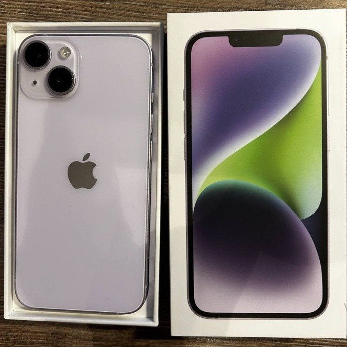 Mooie nette Iphone 14 Lila, Telecommunicatie, 128 GB, Paars, 78 %, Ophalen of Verzenden