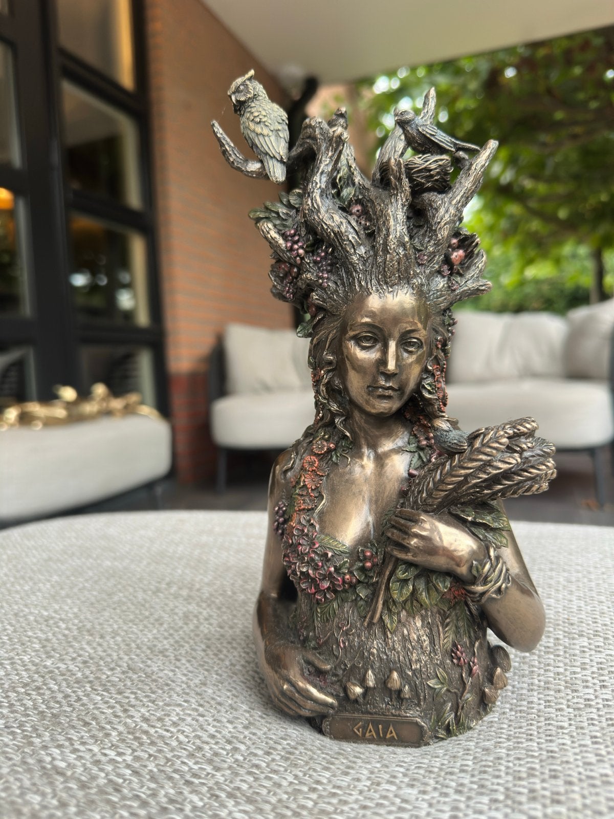 Luxe Mythologisch Beeld Moeder Aarde Gaia – Veronese Design, Verzamelen, Ophalen of Verzenden, Gebruikt, Overige typen