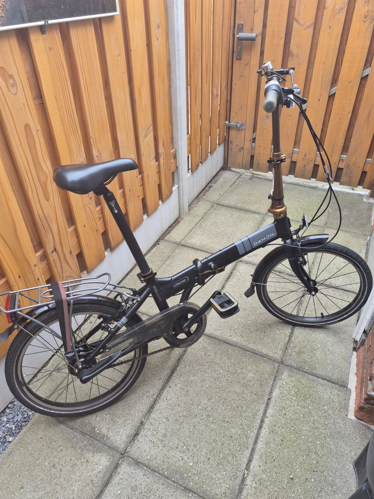 Dahon vouwfiets D5-20" mat zwart, 20 inch of meer, Gebruikt, Versnellingen, Ophalen of Verzenden