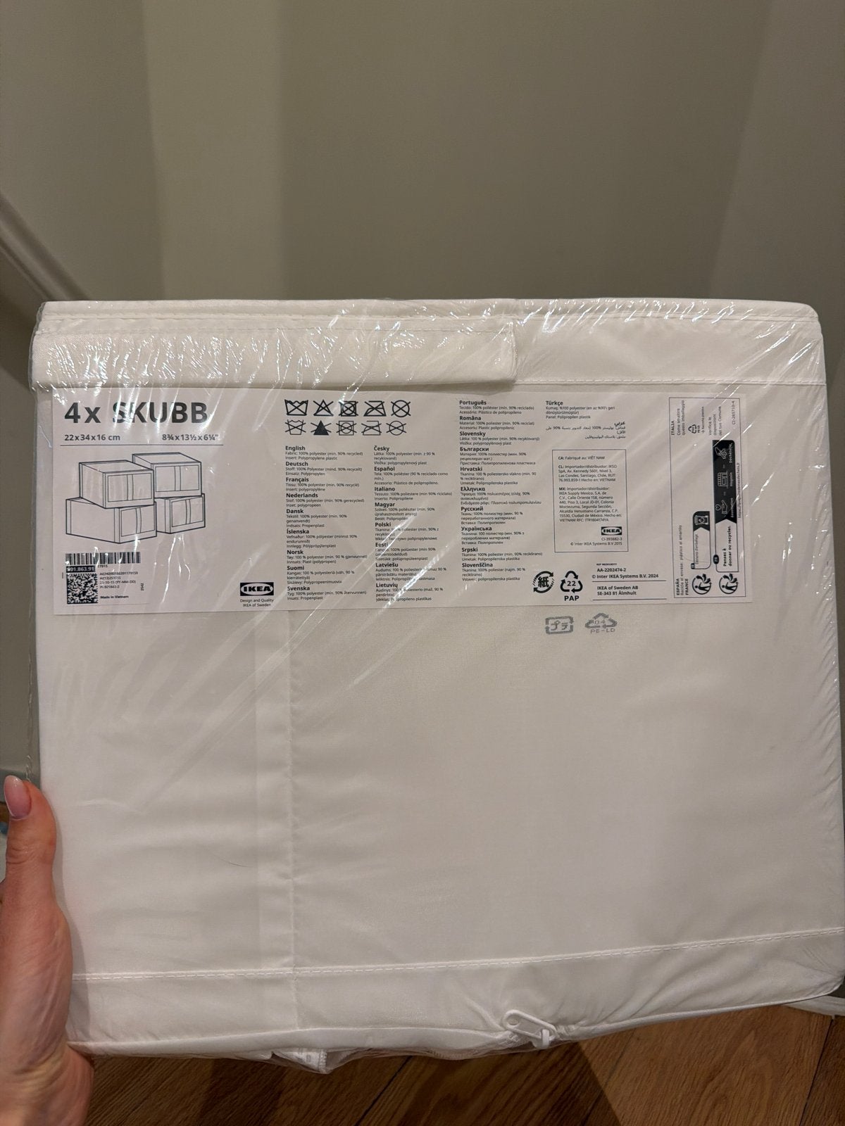 IKEA SKUBB Opbergdozen - Set van 4 (Nieuw in verpakking), Huis en Inrichting, Kasten | Overige, Nieuw, Ophalen of Verzenden