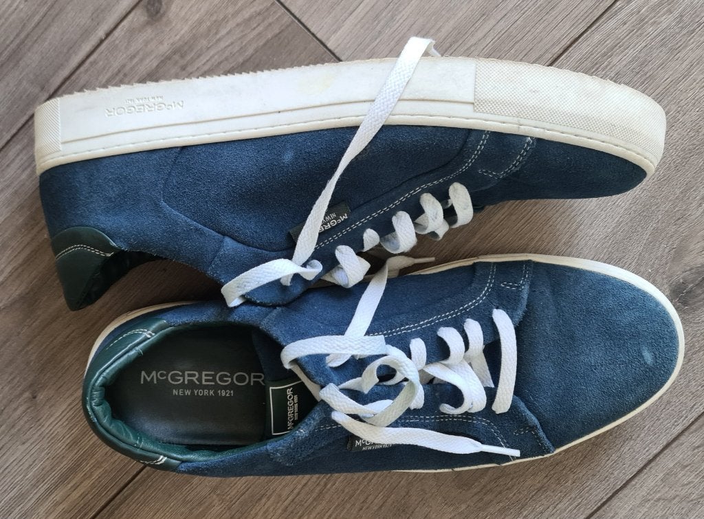 Paar x gedragen bijna als nieuw Mc Gregor, Ophalen of Verzenden, McGregor, Blauw, Sneakers of Gympen