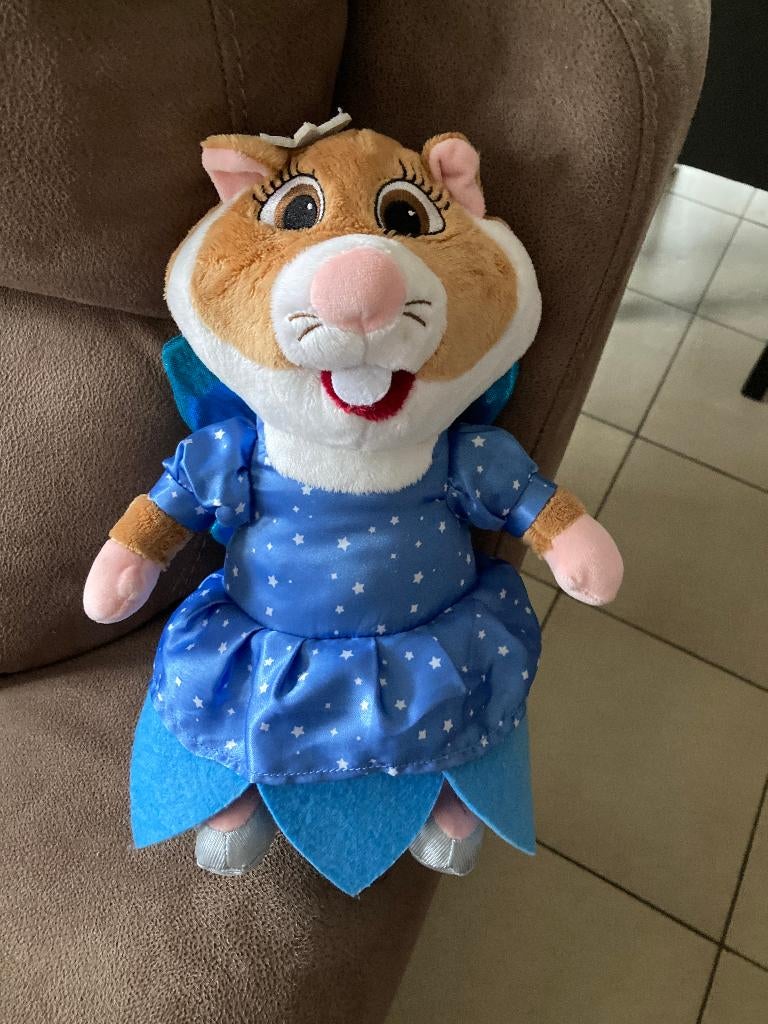 Albert Heijn ( AH ) Efteling hamster - blauw elfje, Kinderen en Baby's, Speelgoed | Knuffels en Pluche, Zo goed als nieuw, Overige typen