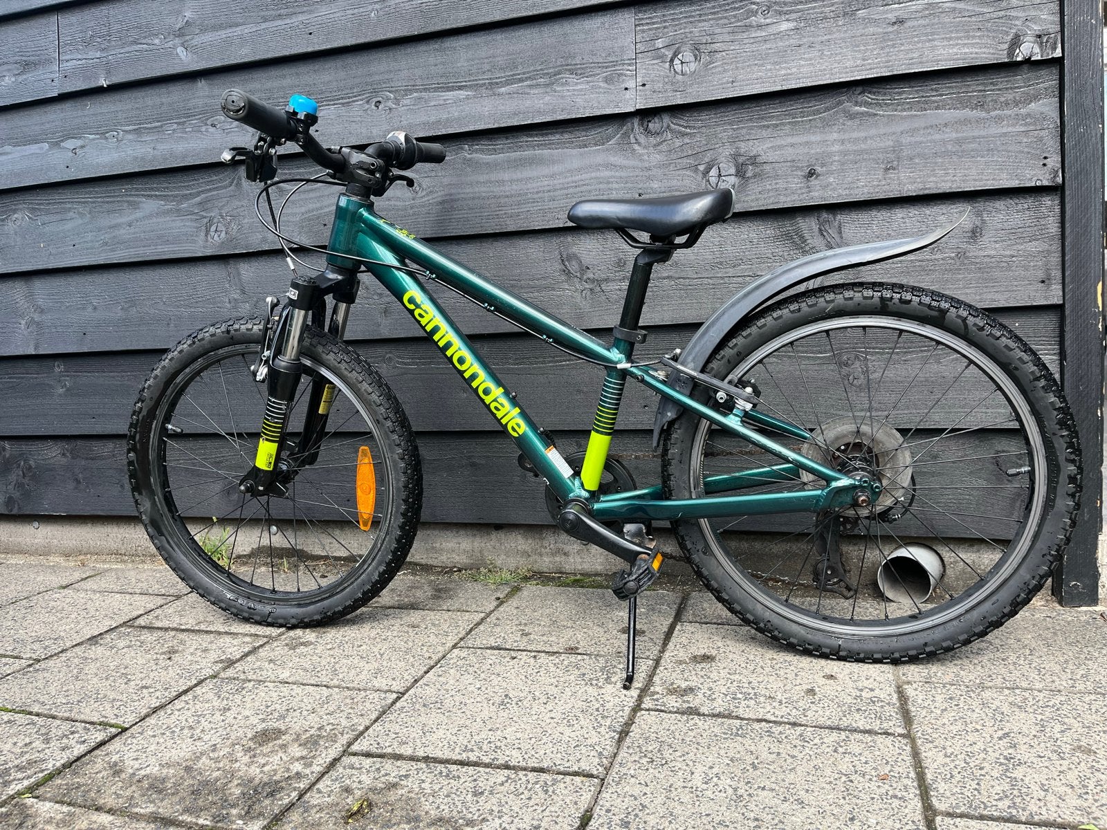 Cannondale Kinderfiets mountainbike 20 inch - Groen, Ophalen, Gebruikt, Velgrem, 20 inch of meer