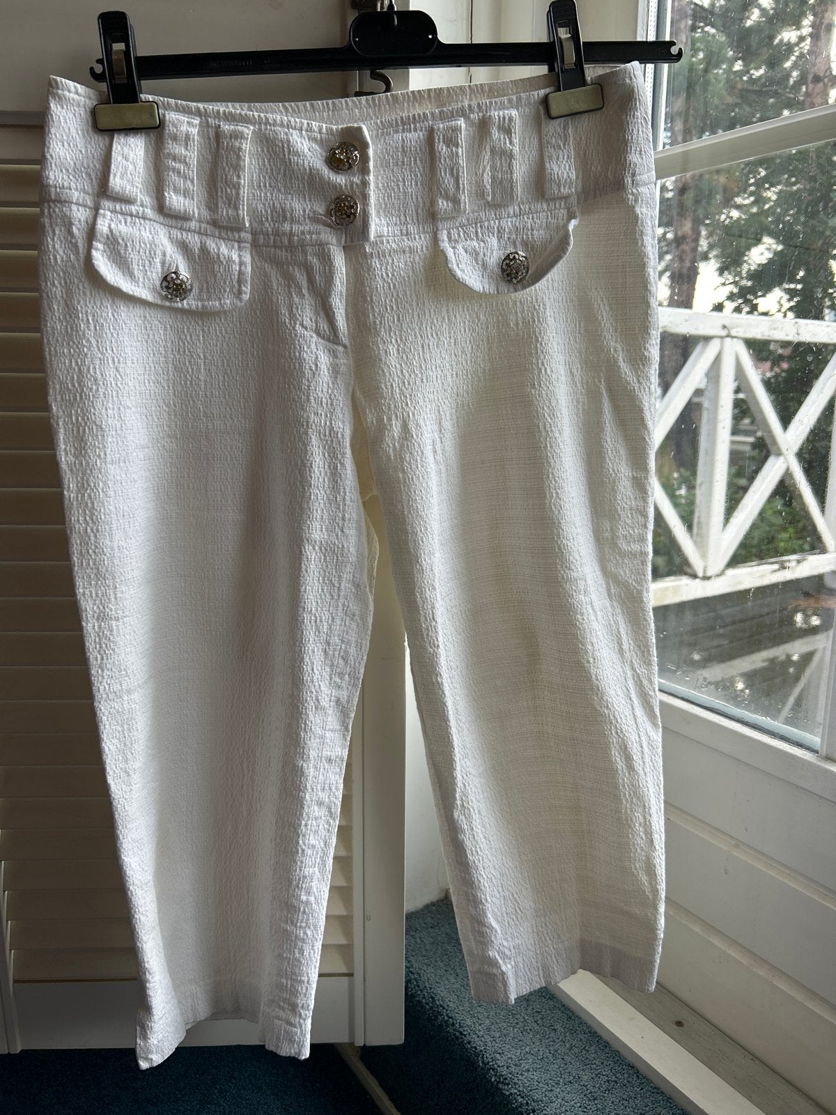 Witte Capri Broek - Compagnia Italiana, Maat 38/40 (M), Wit, Ophalen of Verzenden, Zo goed als nieuw