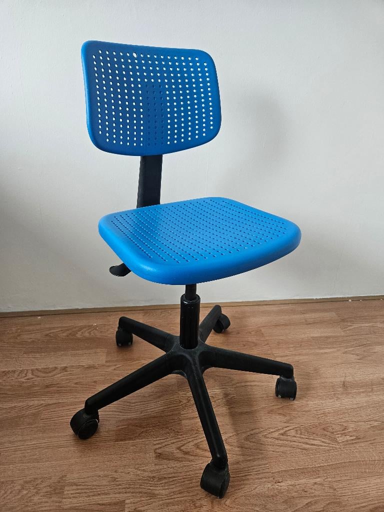 Bureaustoel, Huis en Inrichting, Ophalen, Blauw, Bureaustoel