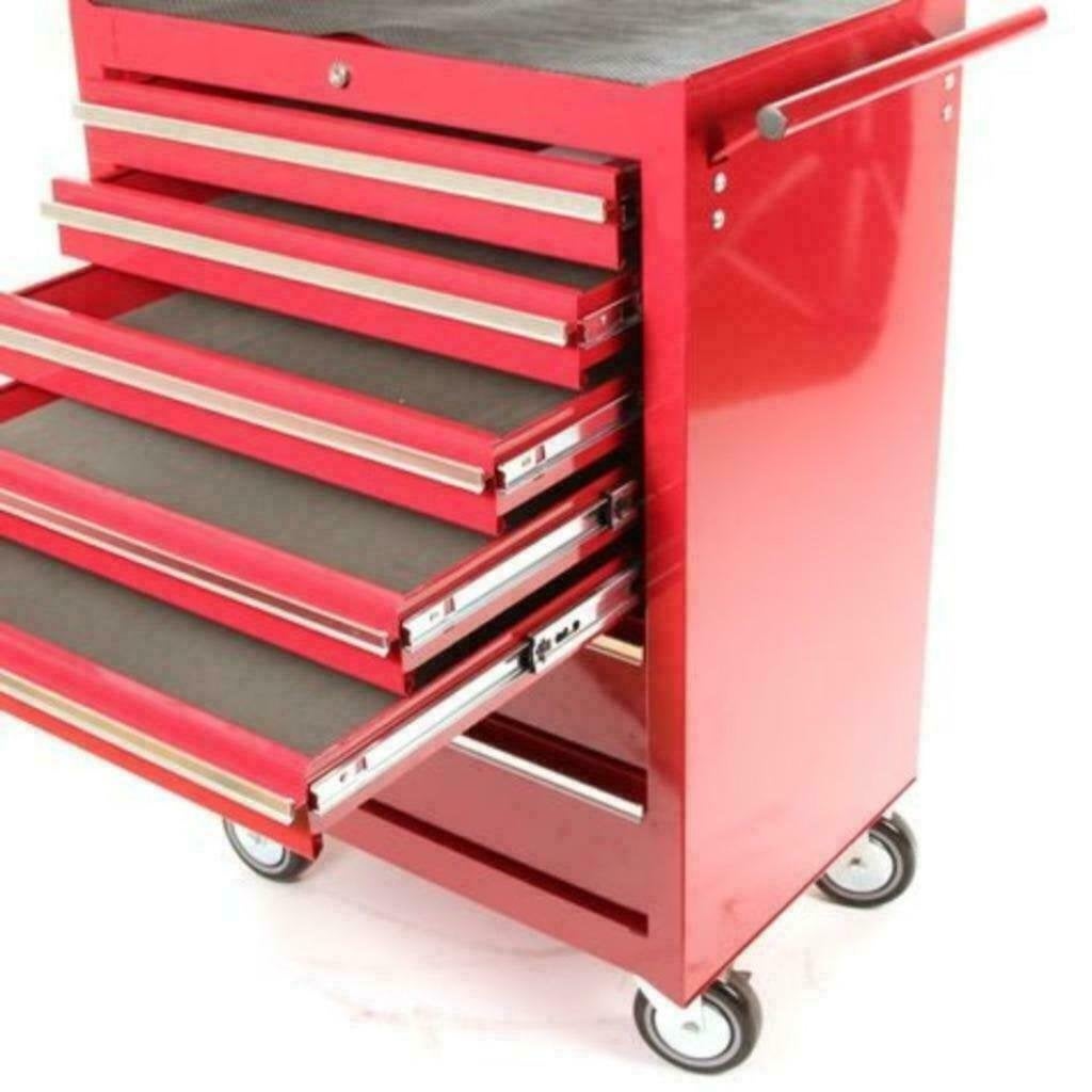 Gereedschapswagen 7 laden rood