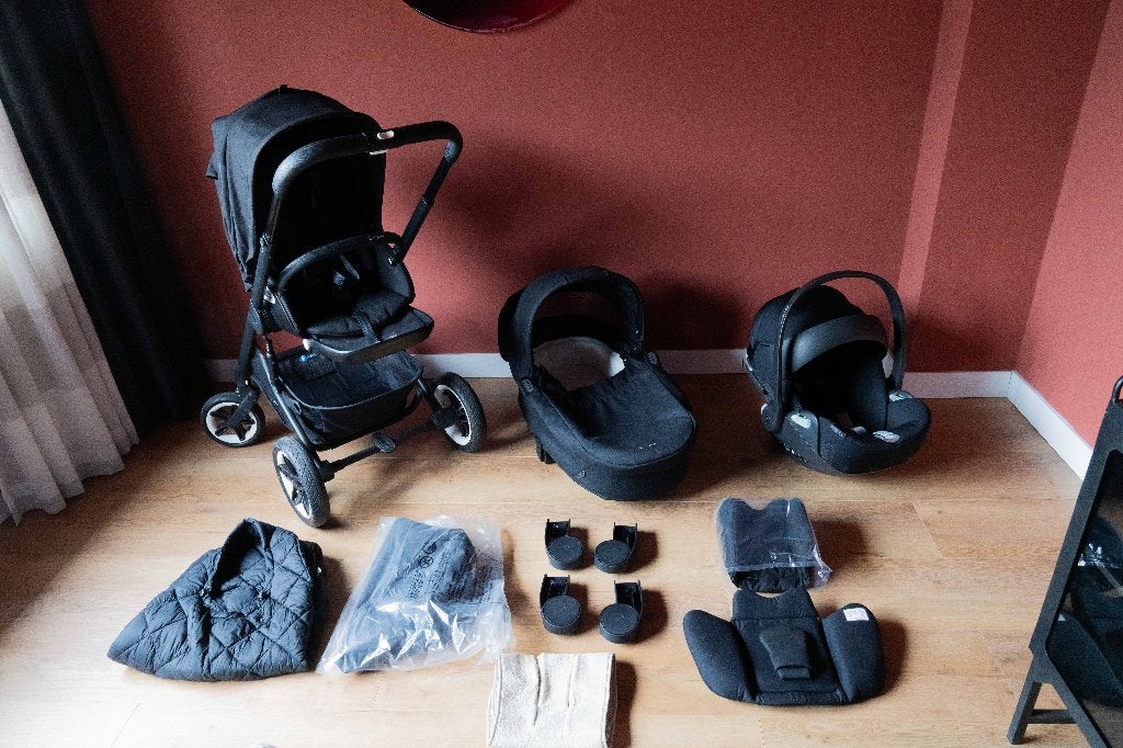 Complete Cybex Talos S Lux Set, Gebruikt, Combiwagen, Verstelbare duwstang, Ophalen